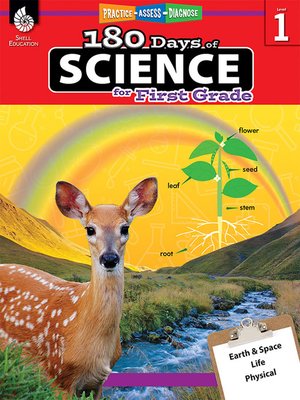 cover image of 180 Days of Science for First Grade: Practice, Assess, Diagnose